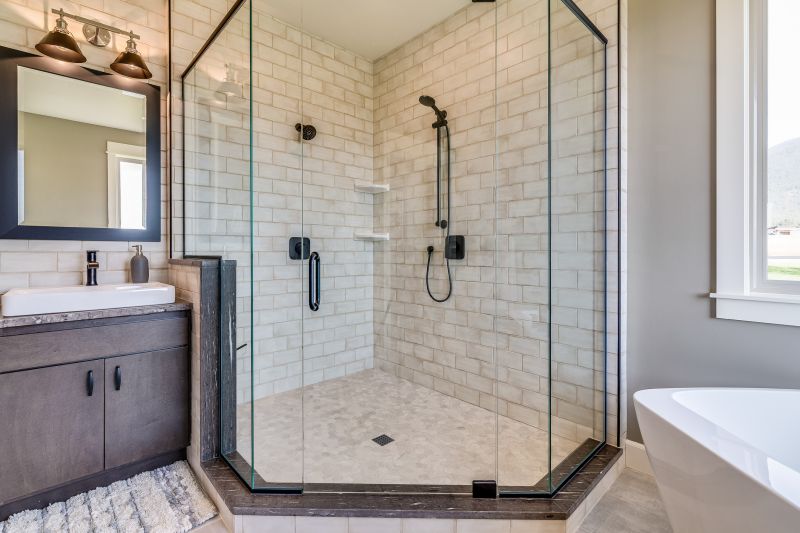 Stylish Shower with Features